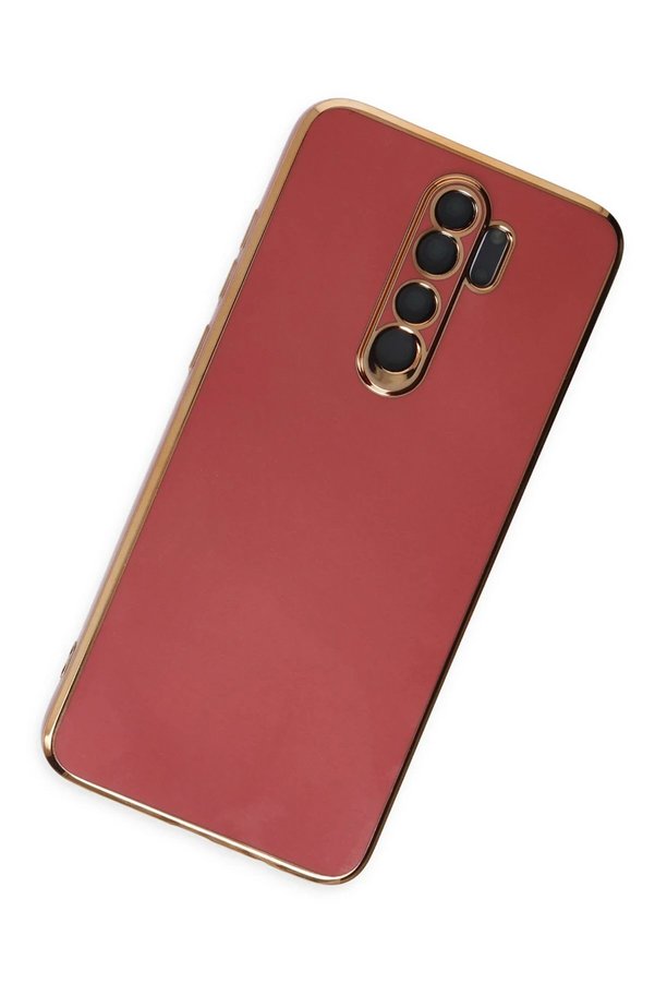 Xi̇aomi̇ Redmi̇ Note 8 Pro Kılıf Volet Si̇li̇kon - Kırmızı - Dropx3664-7037