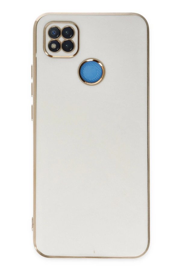 Xi̇aomi̇ Redmi̇ 9C Kılıf Volet Si̇li̇kon - Beyaz - Dropx8981-8612