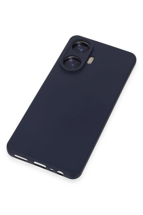 Realme C55 Kılıf Nano İçi̇ Kadi̇fe Si̇li̇kon - Mor - Dropx8597-9851