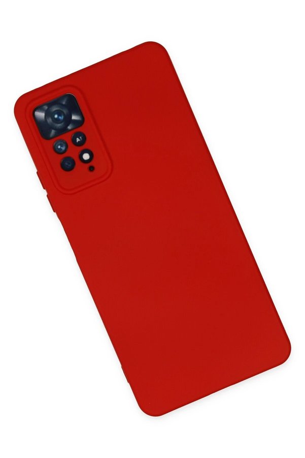 Xi̇aomi̇ Redmi̇ Note 11 Pro Kılıf Nano İçi̇ Kadi̇fe Si̇li̇kon - Kırmızı - Dropx9064-6828