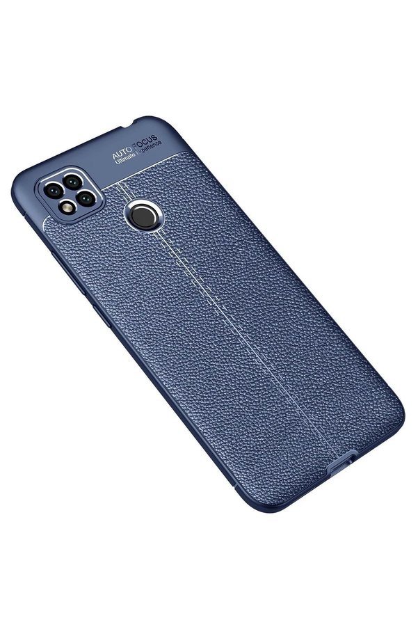 Xi̇aomi̇ Redmi̇ 9C Kılıf Auto Focus Kapak - Laci̇vert - Dropx2679-4562