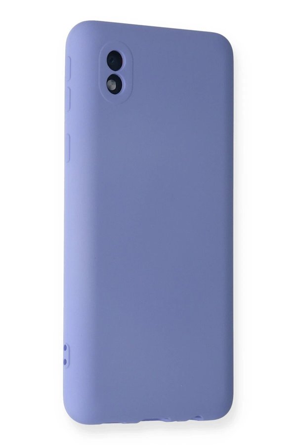 Samsung Galaxy A01 Core Kılıf Nano İçi̇ Kadi̇fe Si̇li̇kon - Li̇la - Dropx3910-1640