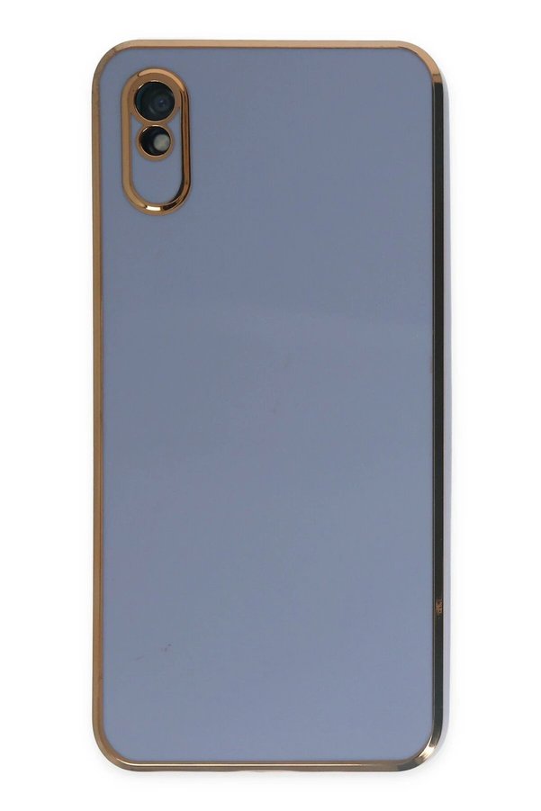 CepteToptan Xiaomi Redmi 9A Kılıf Volet Silikon - Mavi - DROPX9768-7783