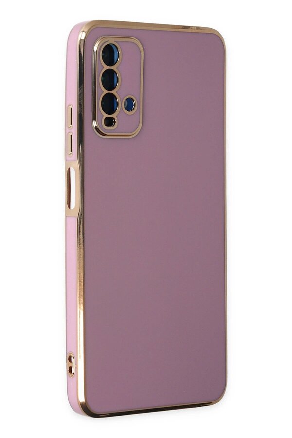 CepteToptan Xiaomi Redmi 9T Kılıf Volet Silikon - Mor - DROPX6126-9466