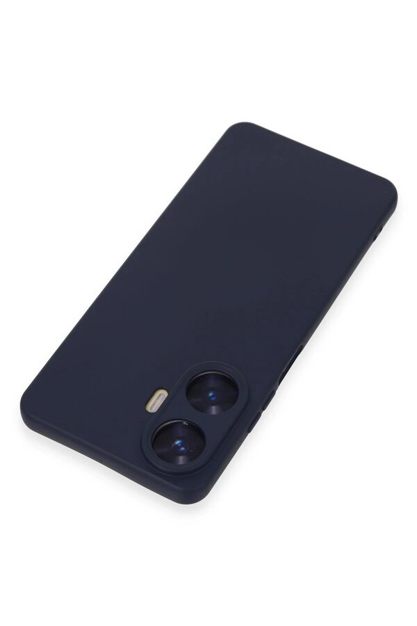 Realme C55 Kılıf Nano İçi̇ Kadi̇fe Si̇li̇kon - Mor - Dropx8597-9851