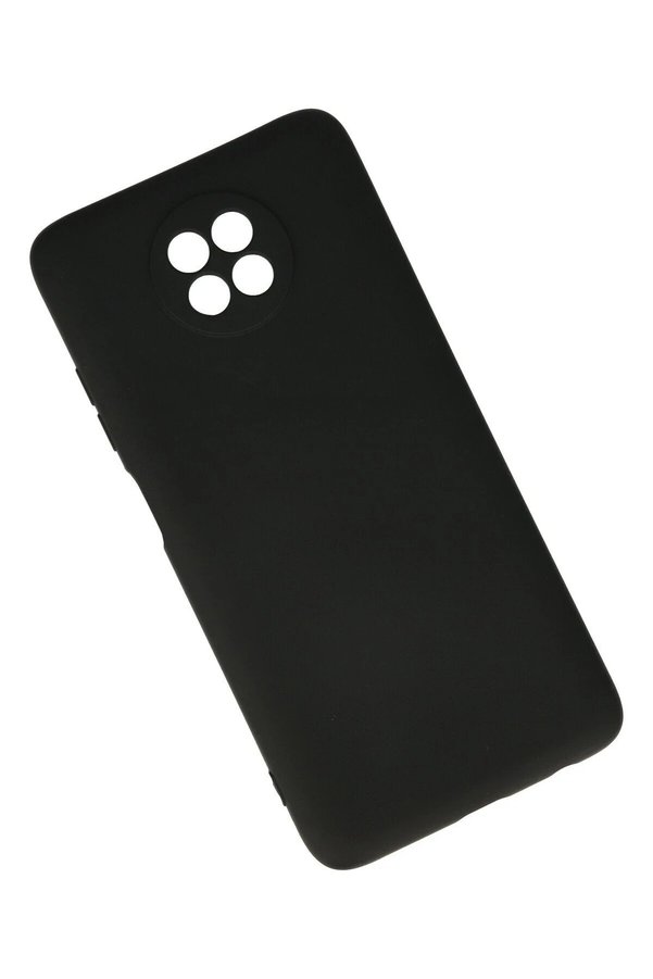 Xi̇aomi̇ Redmi̇ Note 9 5G Kılıf Nano İçi̇ Kadi̇fe Si̇li̇kon - Si̇yah - Dropx4577-7452