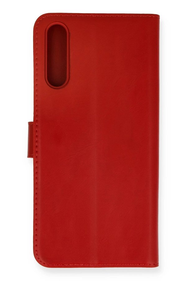 CepteToptan Huawei P Smart S Kılıf Trend S Plus Kapaklı Kılıf - Kırmızı - DROPX5579-2332