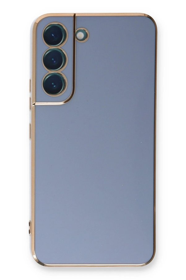 Samsung Galaxy S22 Plus Kılıf Volet Si̇li̇kon - Mavi̇ - Dropx5749-2395