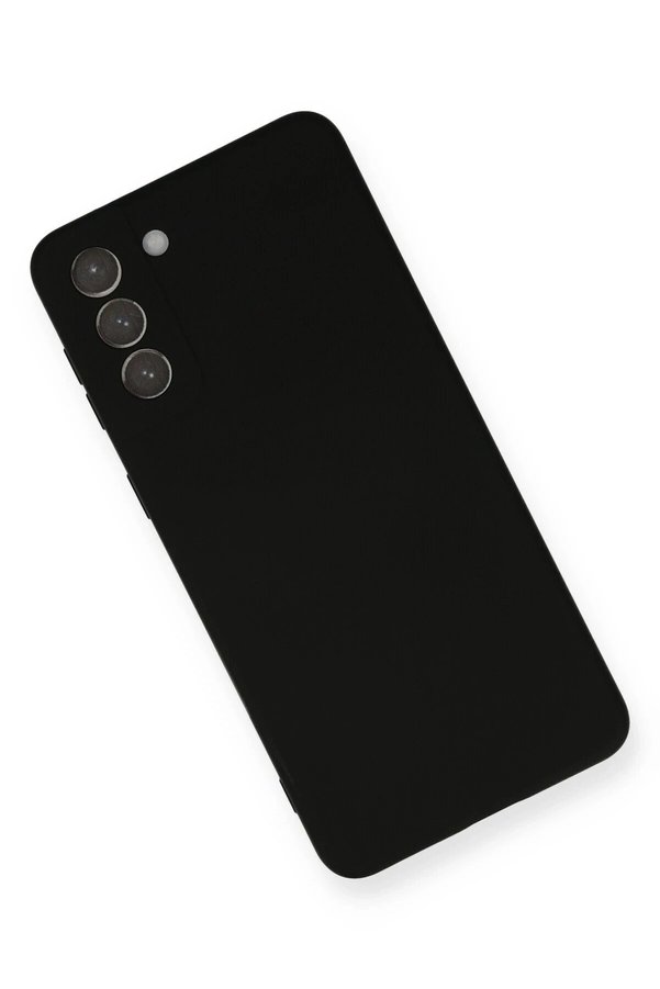 Samsung Galaxy S21 Plus Kılıf Nano İçi̇ Kadi̇fe Si̇li̇kon - Si̇yah - Dropx2138-7957