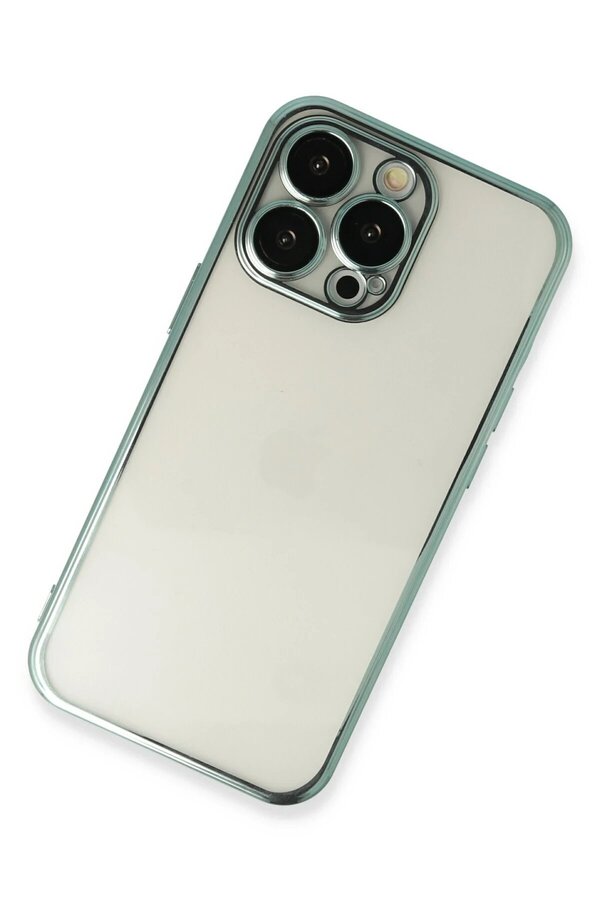 İphone 14 Pro Max Kılıf Lensli̇ Si̇li̇kon - Yeşi̇l - Dropx1795-6899