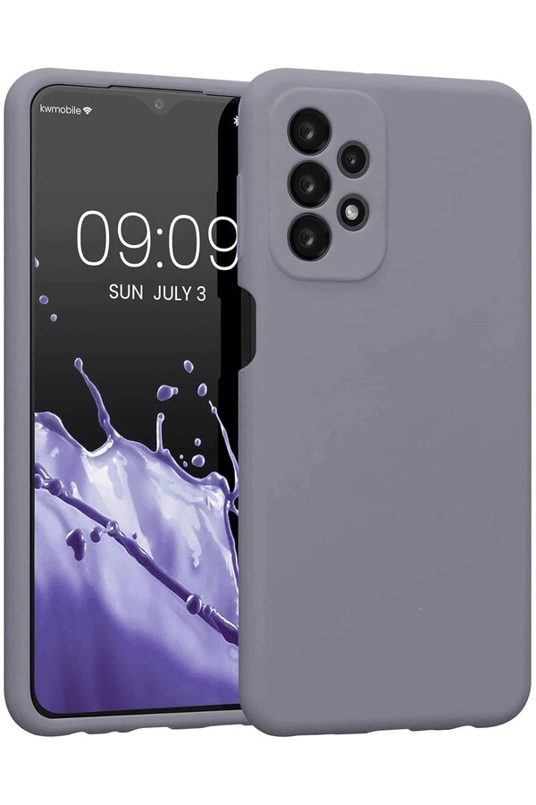 CepteToptan Samsung Galaxy A23 4G Kılıf First Silikon - Gri - DROPX3983-8513