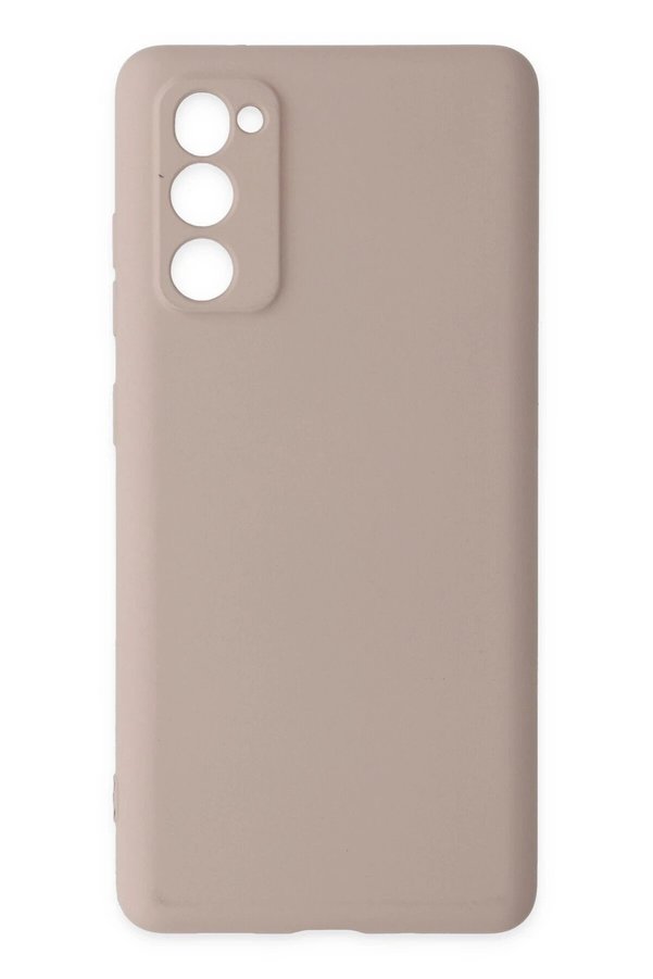 CepteToptan Samsung Galaxy S20 FE Kılıf Nano içi Kadife Silikon - Pudra - DROPX7957-5246