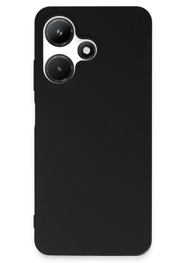 CepteToptan İnfinix Hot 30i Kılıf First Silikon - Siyah - DROPX4455-4152