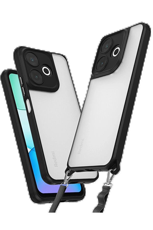 CepteToptan Xiaomi Redmi 13 4G Kılıf Penta Silikon Kılıf - Siyah - DROPX5615-8397