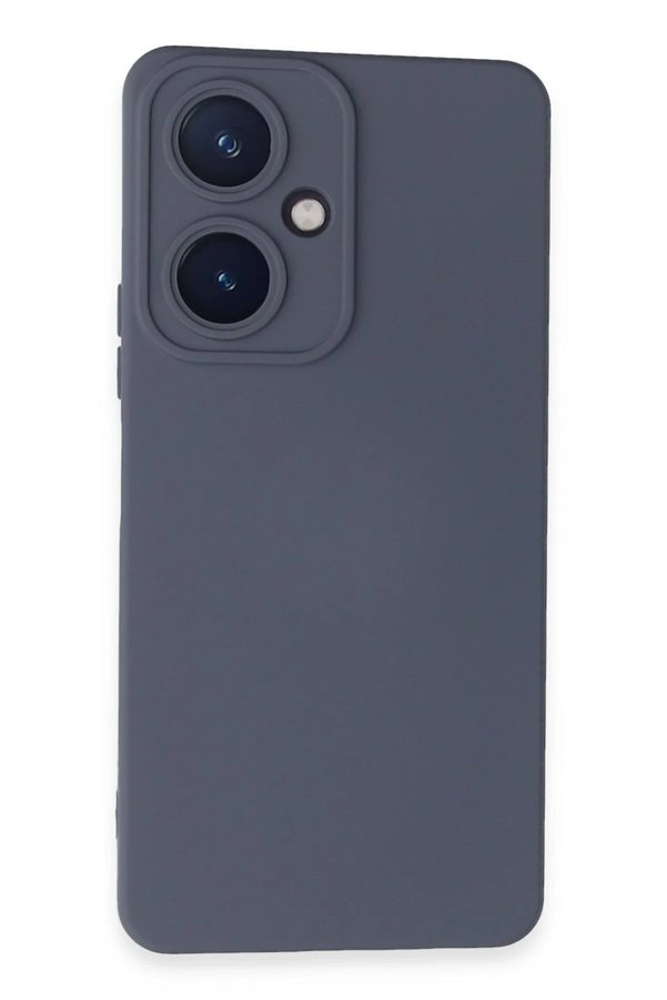 CepteToptan Vivo Y27 Kılıf Nano içi Kadife Silikon - Gri - DROPX9644-6260