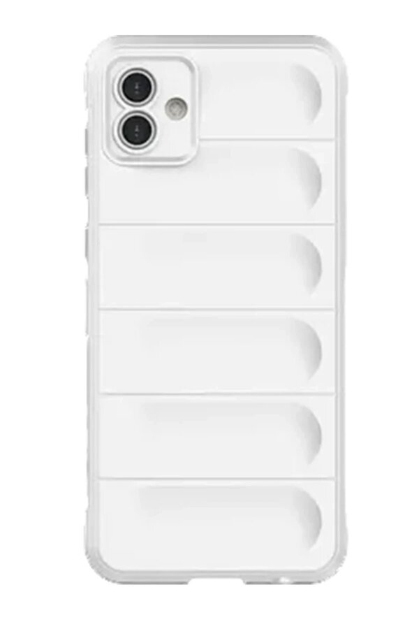 CepteToptan Samsung Galaxy A05 Kılıf Optimum Silikon - Krem - DROPX6255-8438