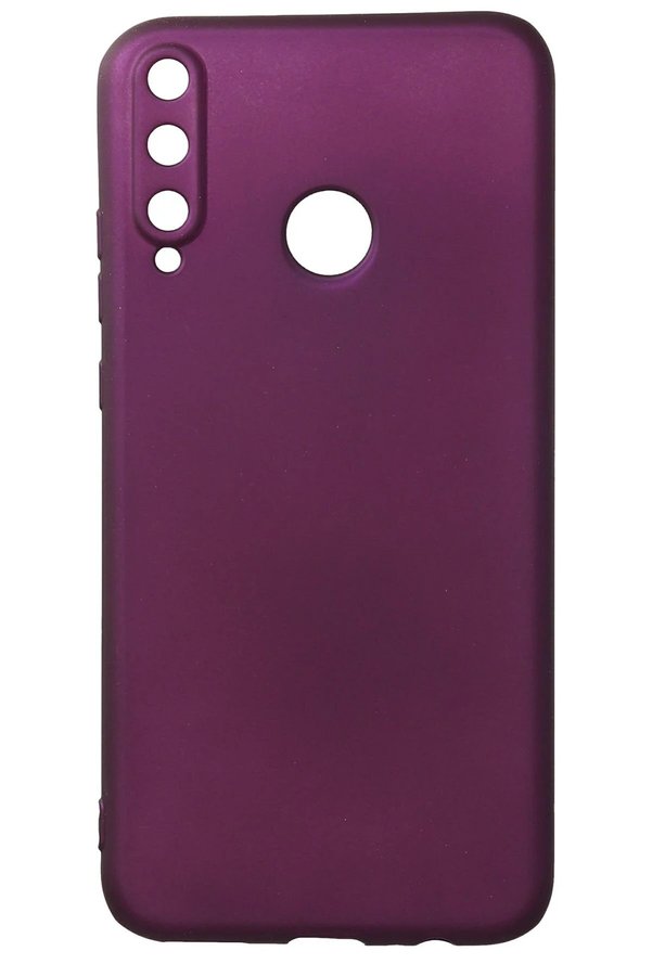 CepteToptan Huawei P40 Lite E Kılıf First Silikon - Mürdüm - DROPX9904-1751