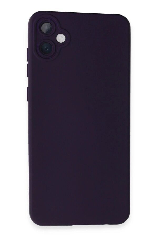 CepteToptan Samsung Galaxy A05 Kılıf Nano içi Kadife Silikon - Mor - DROPX8665-4479