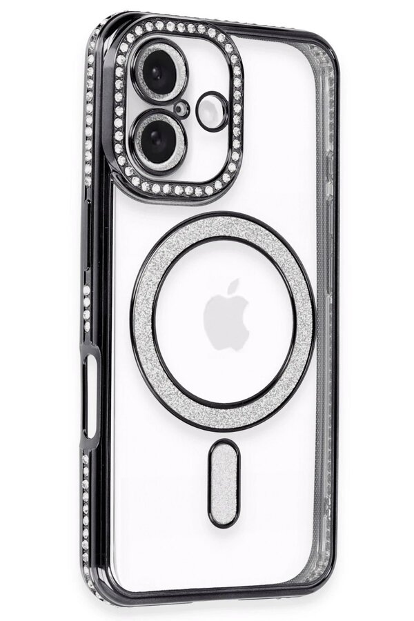 İphone 16 Plus Kılıf Joke Si̇mli̇ Magneti̇csafe Kılıf - Si̇yah - Dropx9224-3847
