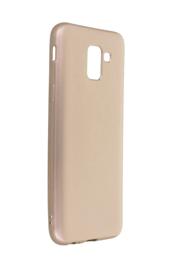 CepteToptan Samsung Galaxy J6 Kılıf First Silikon - Gold - DROPX2535-6185