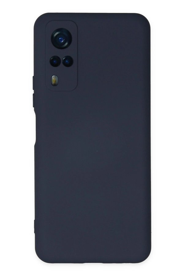 CepteToptan Vivo Y53S Kılıf Nano içi Kadife Silikon - Lacivert - DROPX6827-2256