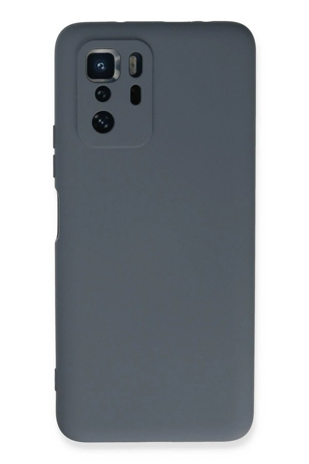 CepteToptan Xiaomi Poco X3 GT Kılıf Nano içi Kadife Silikon - Gri - DROPX5811-1963