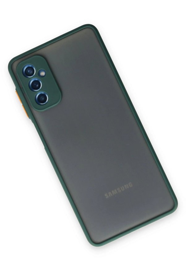 Samsung Galaxy M52 5G Kılıf Montreal Si̇li̇kon Kapak - Yeşi̇l - Dropx3008-1245
