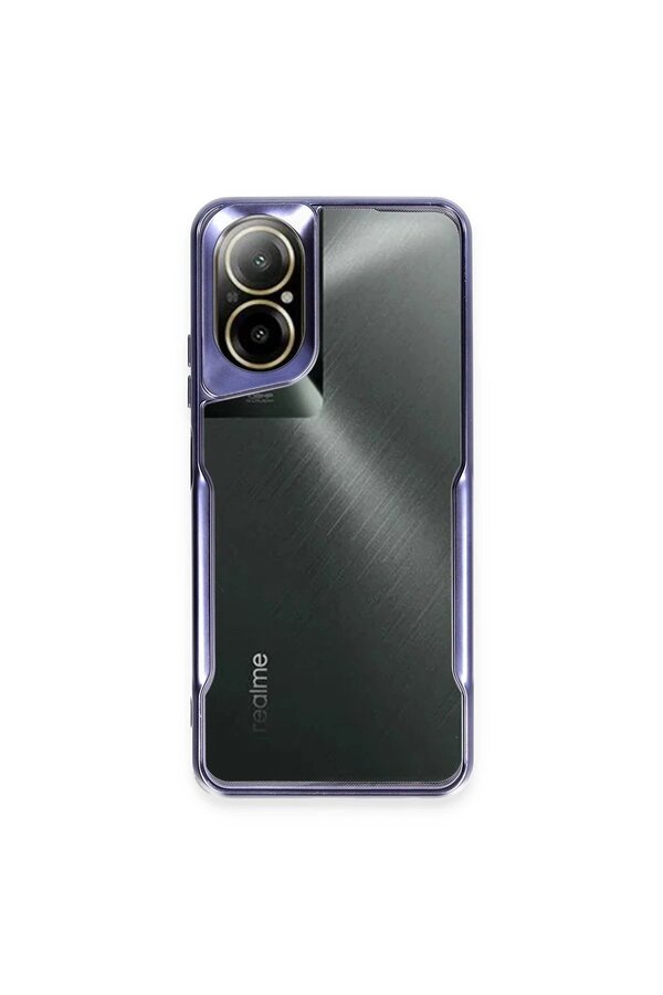 CepteToptan Realme 12 Lite Kılıf Boyi Silikon Kapak - Lacivert - DROPX8495-3738