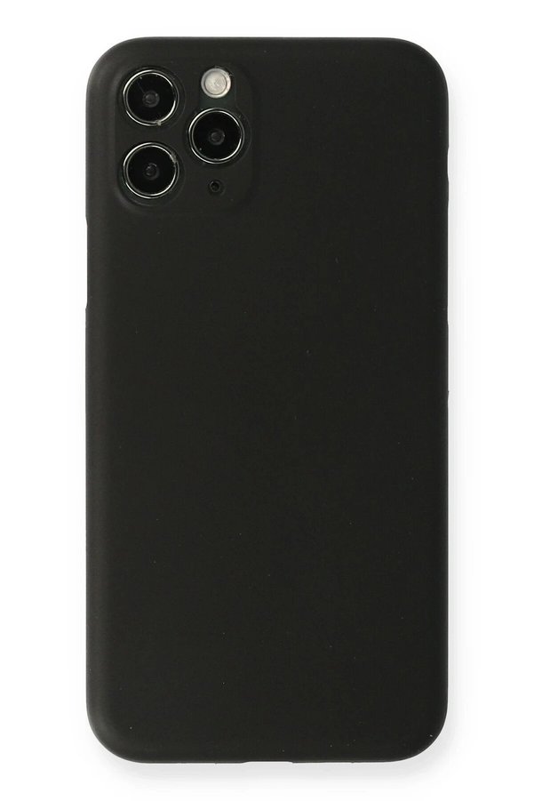 CepteToptan iPhone 11 Pro Kılıf PP Ultra İnce Kapak - Siyah - DROPX7532-8607