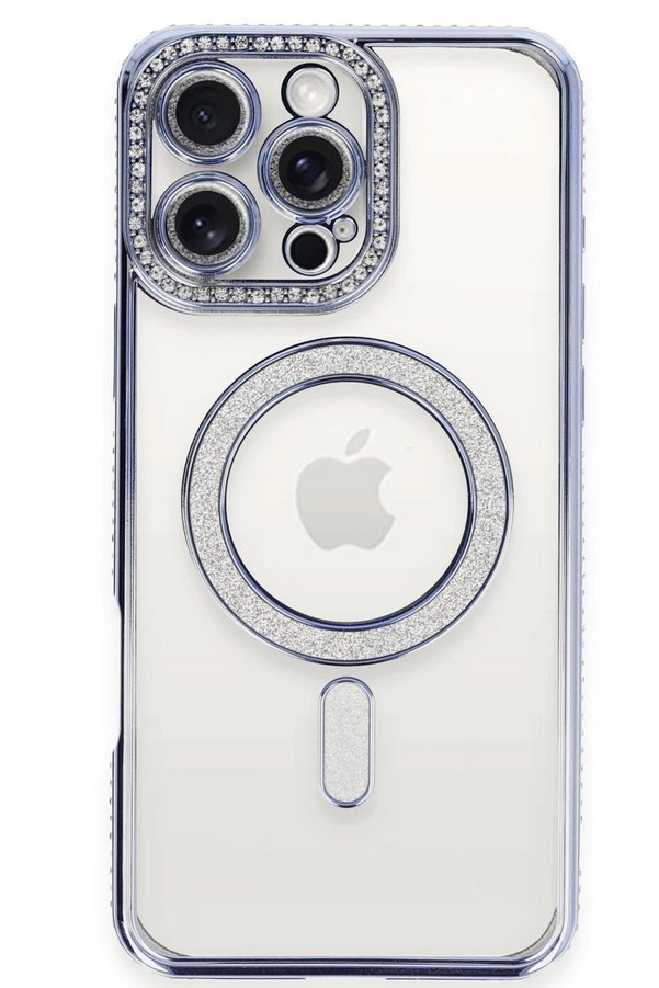İphone 16 Pro Max Kılıf Joke Si̇mli̇ Magneti̇csafe Kılıf - Mavi̇ - Dropx7117-2150