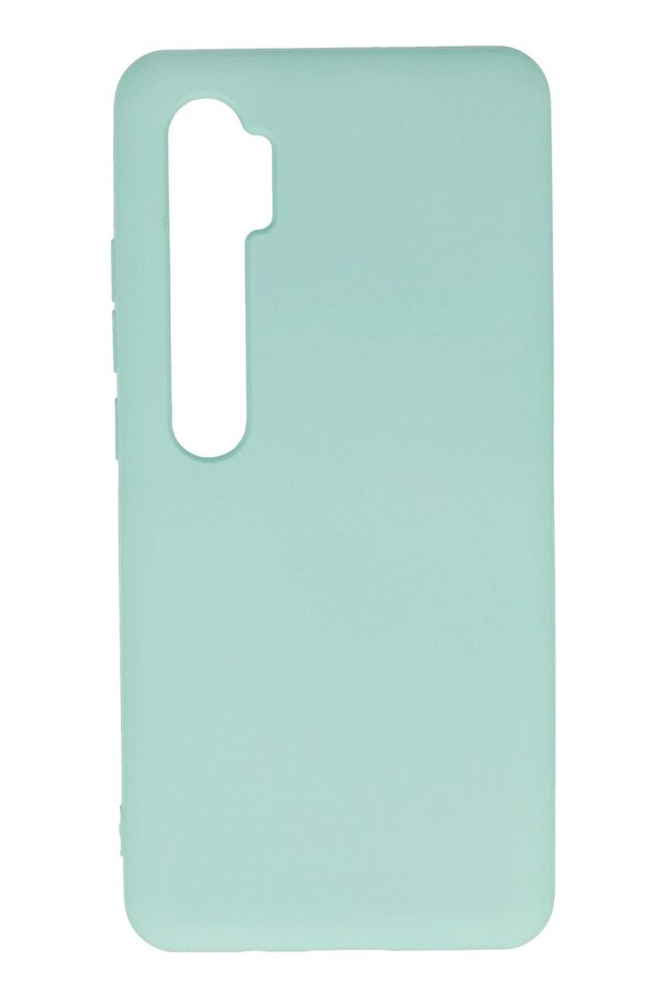 CepteToptan Xiaomi Mi Note 10 Lite Kılıf Nano içi Kadife Silikon - Turkuaz - DROPX5507-4571