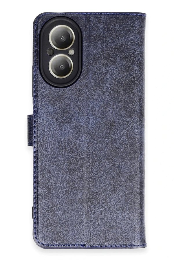 CepteToptan Realme 12 Lite Kılıf Trend S Plus Kapaklı Kılıf - Lacivert - DROPX1603-1035