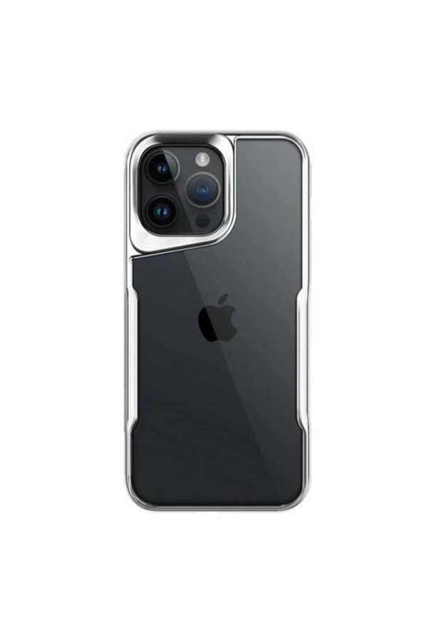 CepteToptan iPhone 16 Pro Max Kılıf Boyi Silikon Kapak - Gümüş - DROPX1441-4012