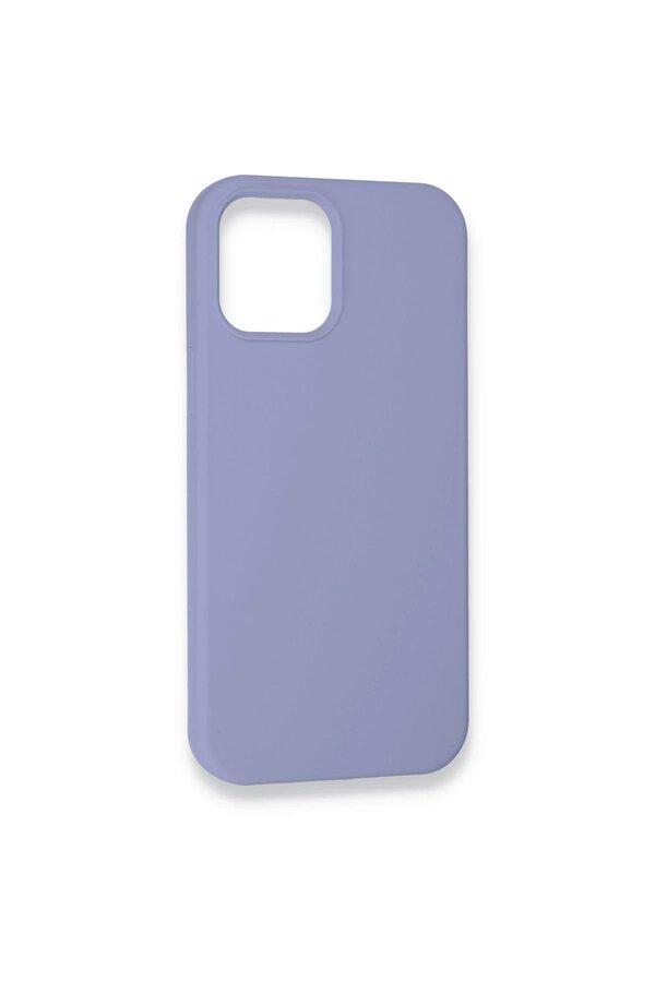 İphone 12 Pro Kılıf Lansman Legant Si̇li̇kon - Li̇la - Dropx2687-6745