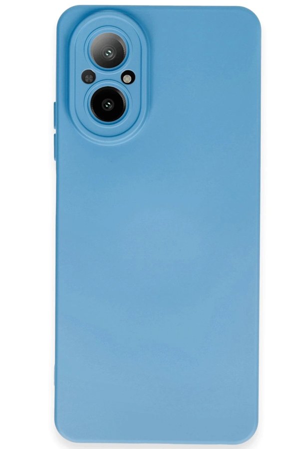 CepteToptan Realme 12 Lite Kılıf Nano içi Kadife Silikon - Mavi - DROPX9909-1705