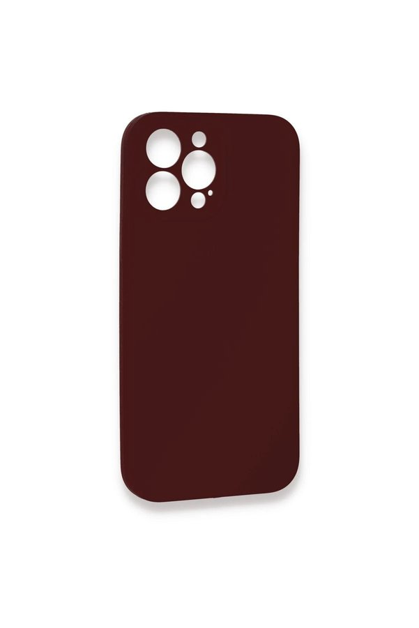 İphone 13 Pro Kılıf Lansman Legant Si̇li̇kon - Bordo - Dropx2605-3097