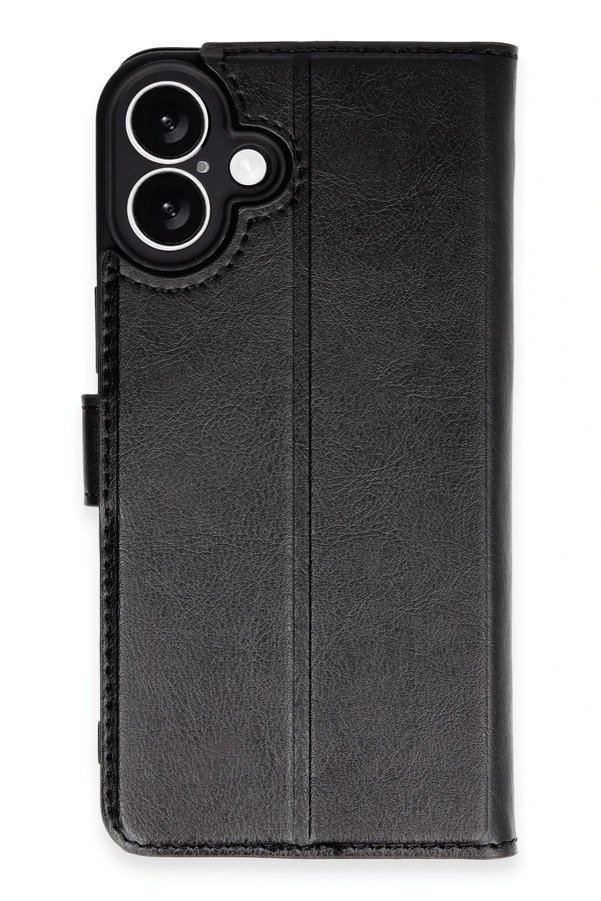 CepteToptan iPhone 16 Plus Kılıf Trend S Plus Kapaklı Kılıf - Siyah - DROPX5139-5121
