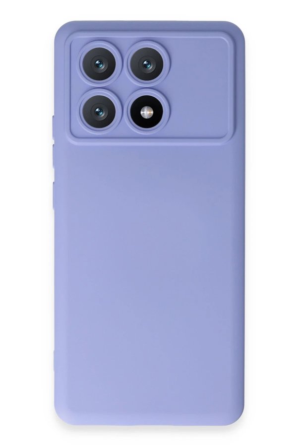 CepteToptan Xiaomi Poco X6 Pro Kılıf Nano içi Kadife Silikon - Lila - DROPX9358-9999