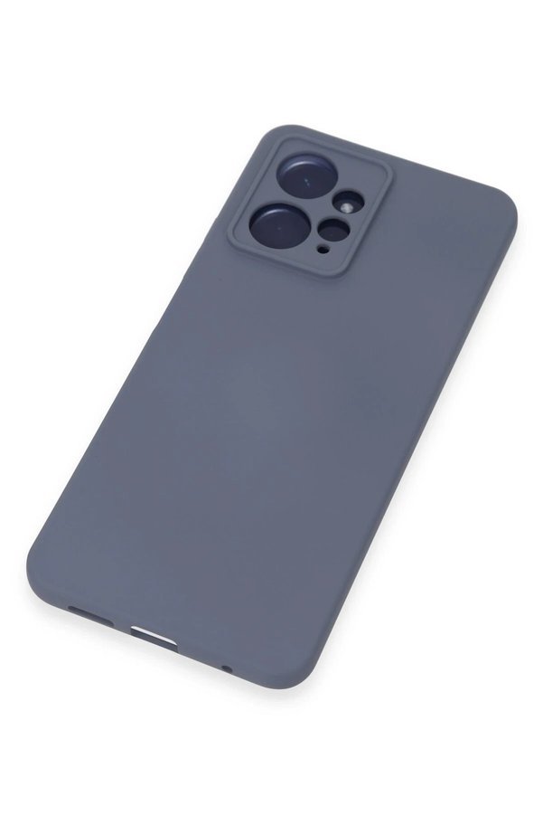Xi̇aomi̇ Redmi̇ Note 12 4G Kılıf Nano İçi̇ Kadi̇fe Si̇li̇kon - Gri̇ - Dropx9287-8922
