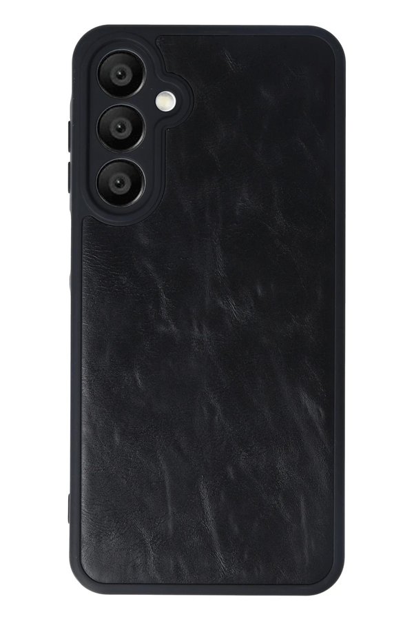 Samsung Galaxy A16 5G Kılıf Aras Deri̇ Kapak - Si̇yah - Dropx3339-9843