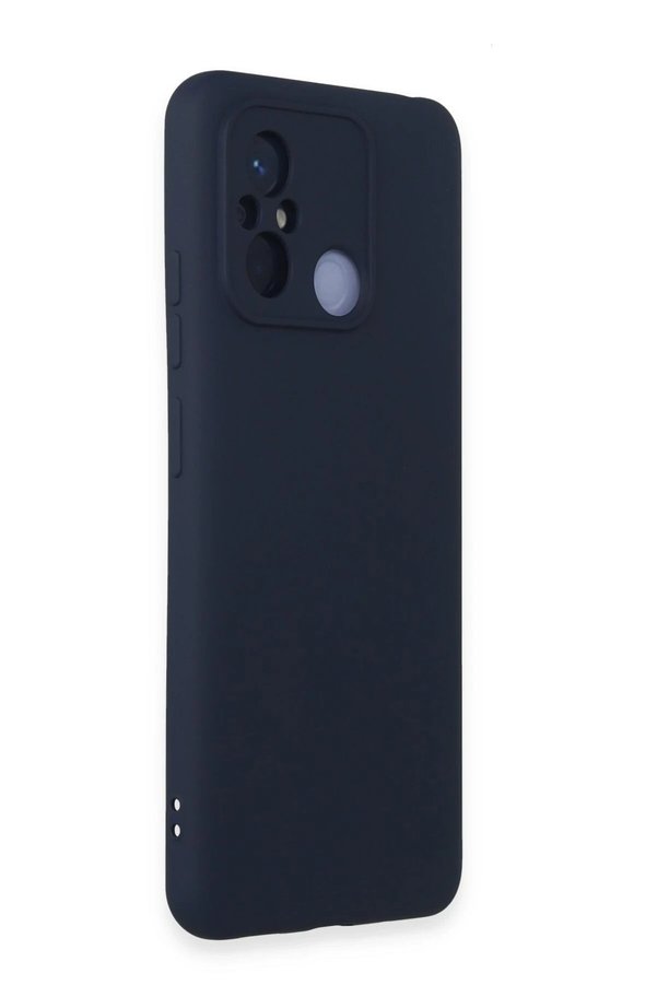 Xi̇aomi̇ Redmi̇ 12C Kılıf Nano İçi̇ Kadi̇fe Si̇li̇kon - Laci̇vert - Dropx9790-8219