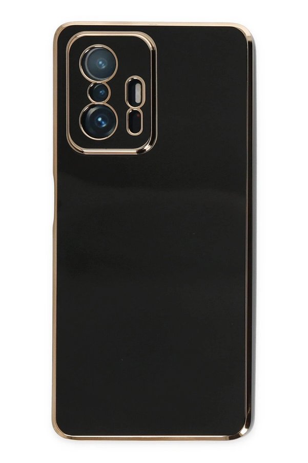 CepteToptan Xiaomi Mi 11T Pro Kılıf Volet Silikon - Siyah - DROPX1336-5964