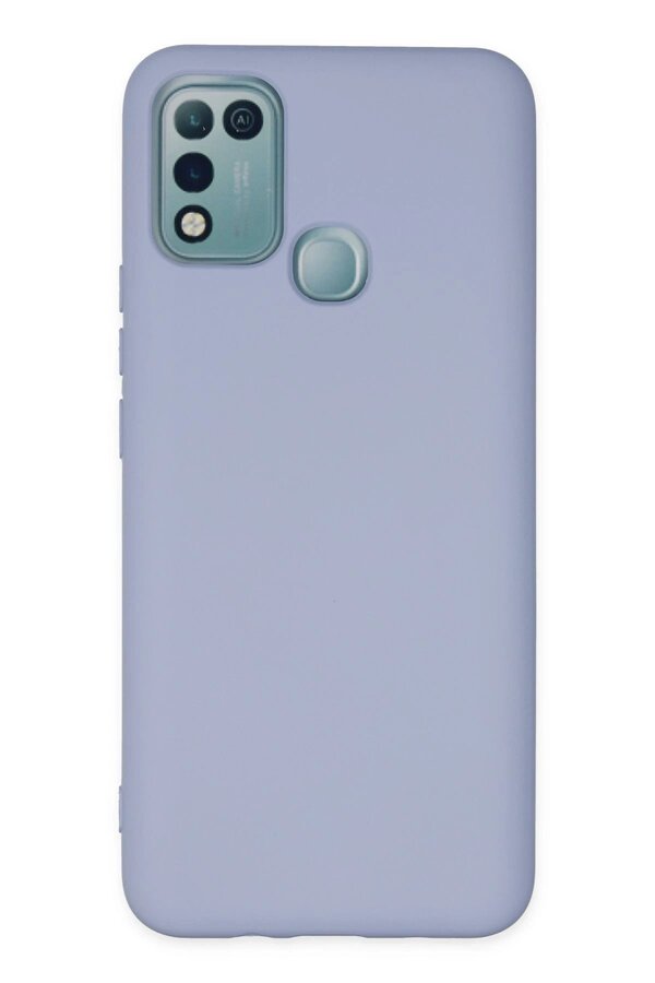 CepteToptan İnfinix Hot 10 Play Kılıf Nano içi Kadife Silikon - Lila - DROPX9826-6041