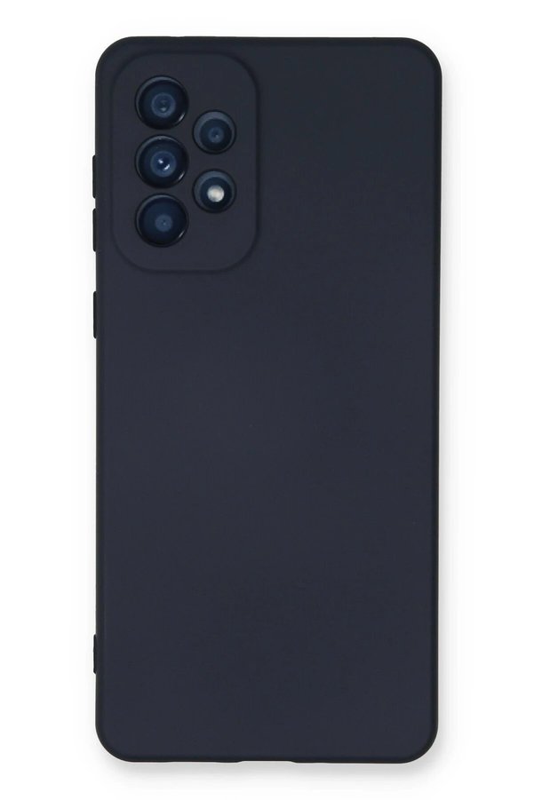 CepteToptan Samsung Galaxy A53 5G Kılıf Nano içi Kadife Silikon - Lacivert - DROPX1409-6353