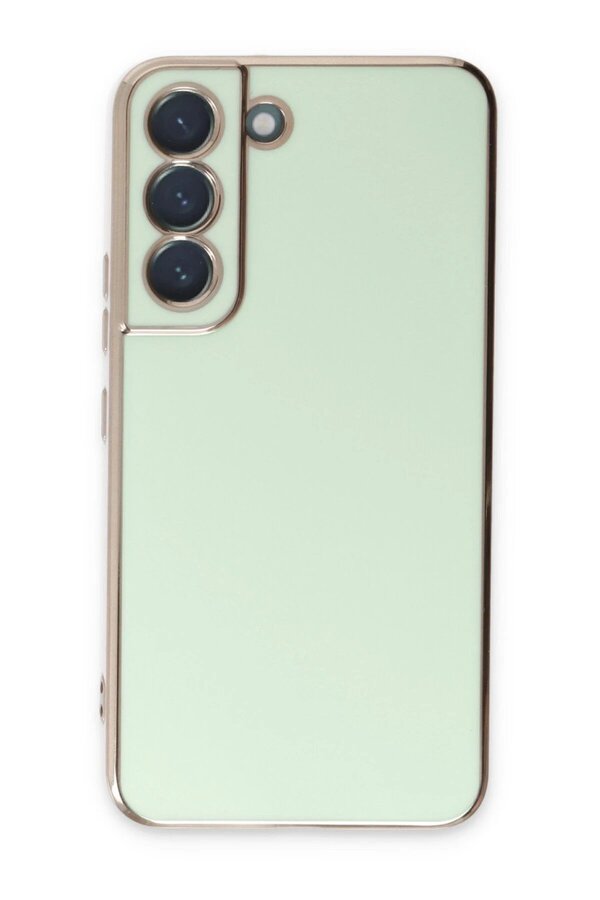 Samsung Galaxy S22 Plus Kılıf Volet Si̇li̇kon - Açık Yeşi̇l - Dropx6675-2301