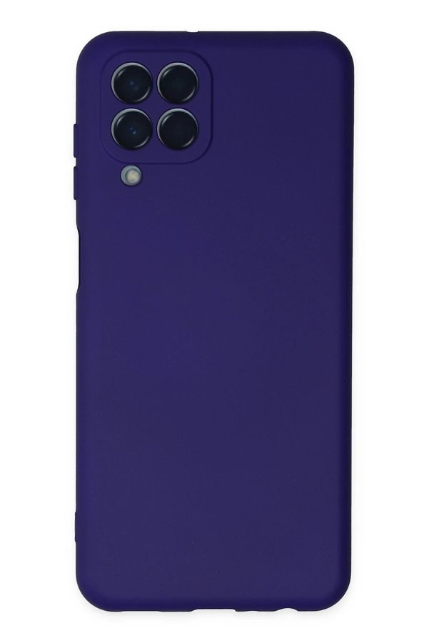 CepteToptan Samsung Galaxy M33 Kılıf Nano içi Kadife Silikon - Mor - DROPX9571-3368