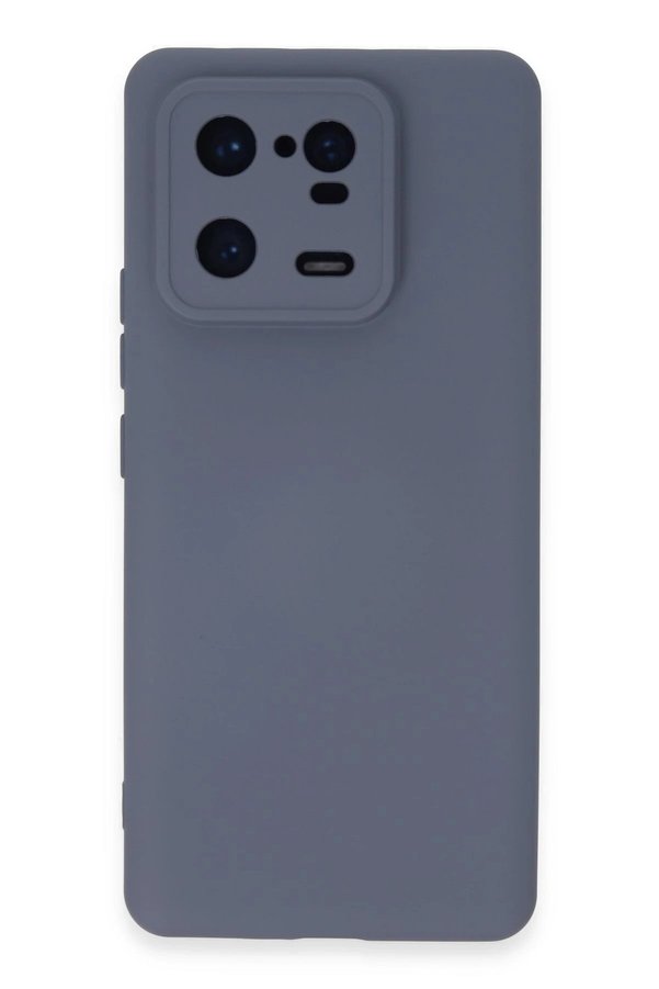 CepteToptan Xiaomi Mi 13 Pro Kılıf Nano içi Kadife Silikon - Gri - DROPX7224-7471