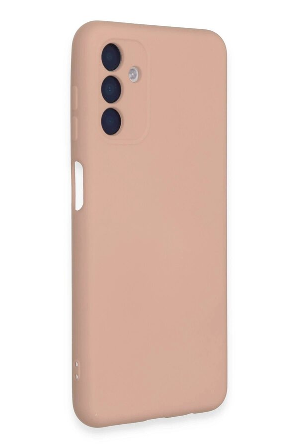 Samsung Galaxy A24 4G Kılıf Nano İçi̇ Kadi̇fe Si̇li̇kon - Pudra - Dropx8617-6058