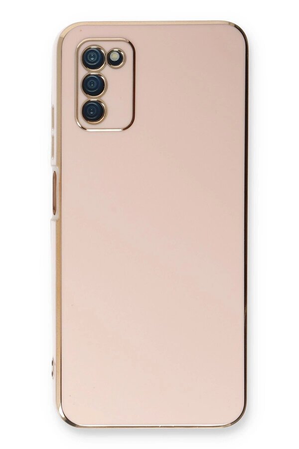 Samsung Galaxy A03S Kılıf Volet Si̇li̇kon - Pembe - Dropx2211-1355
