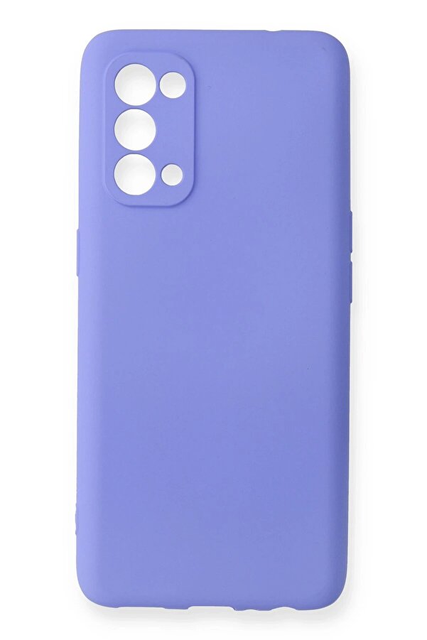 CepteToptan Oppo Reno 5 Pro Kılıf First Silikon - Lila - DROPX5697-2799